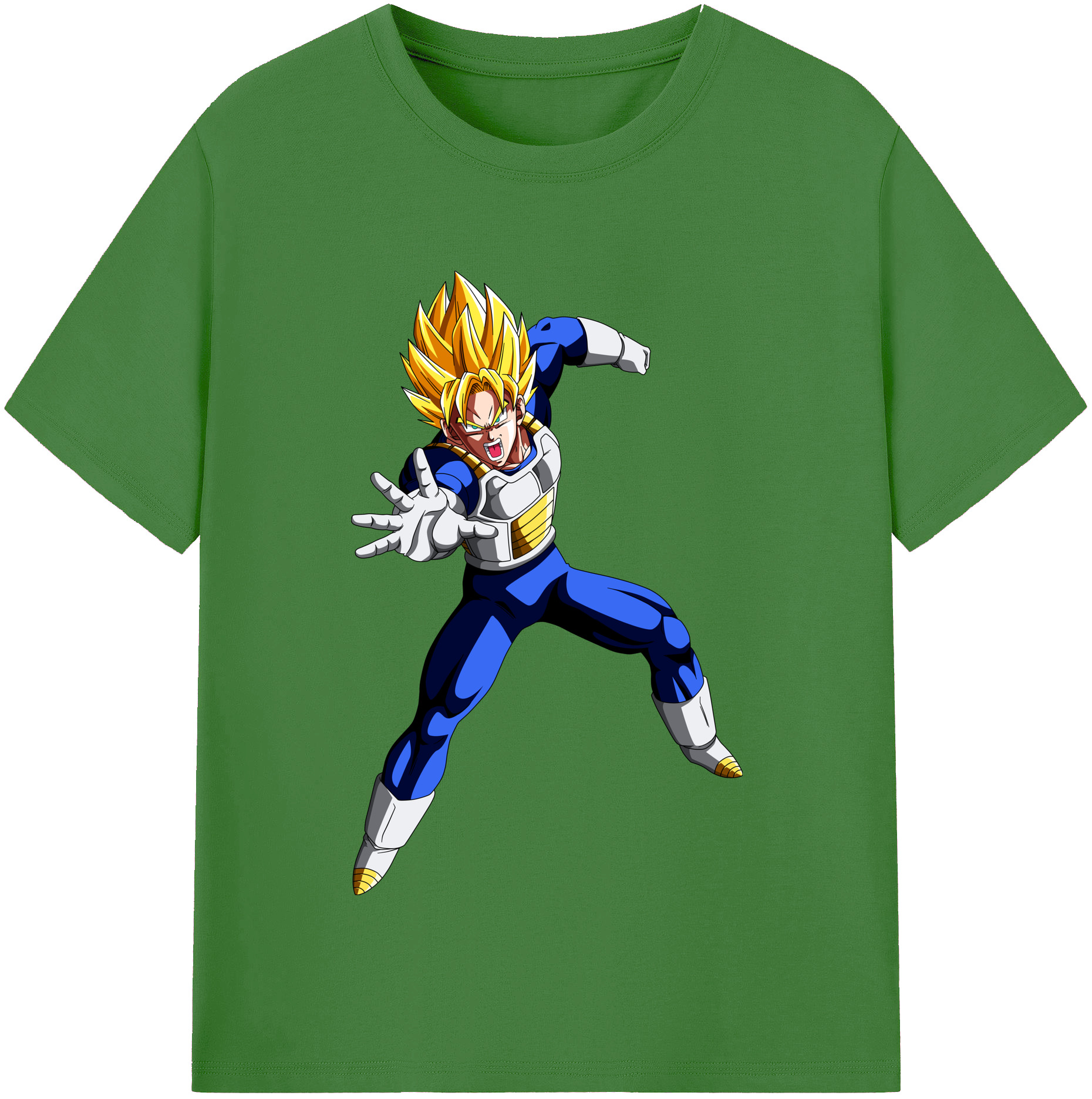 （画像用） ドラゴンボール ベジータ四世（Bejīta Yonsei）DRAGON BALL Vegeta IV レディースカジュアルプリントTシャツ（綿100％）